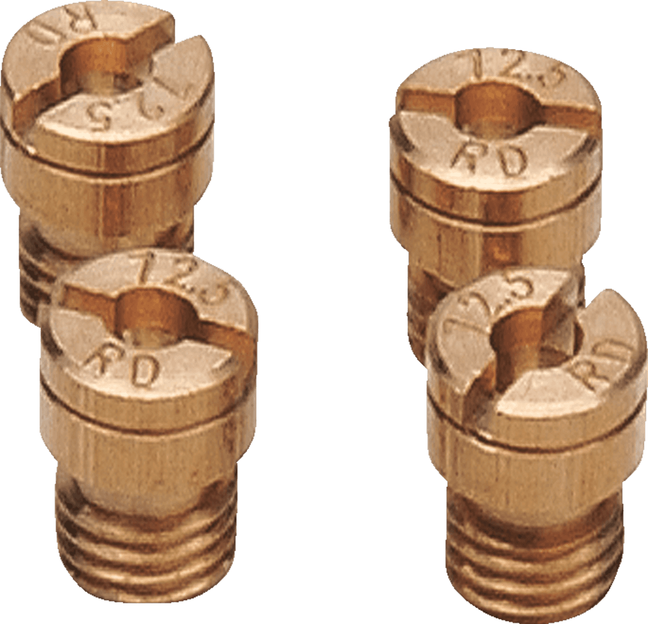 EBC 1006-0128 A-Bax Precision Keihin-Style Slot Head (KJ Prefix) Main Jets - #75 - 4-Pack