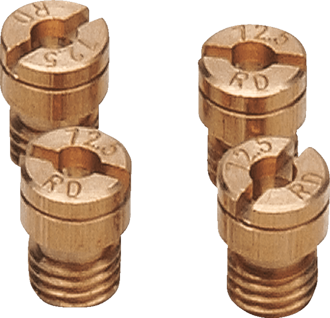 EBC 1006-0144 A-Bax Precision Keihin-Style Slot Head (KJ Prefix) Main Jets - #115 - 4-Pack