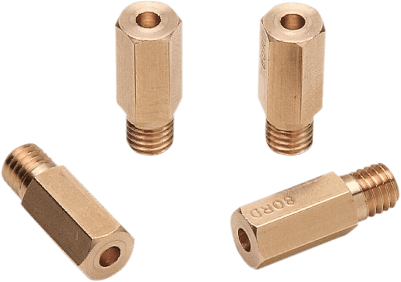 EBC 1006-0190 A-Bax Precision Keihin-Style Hex Head (CR Prefix) Main Jets - #142 - 4-Pack