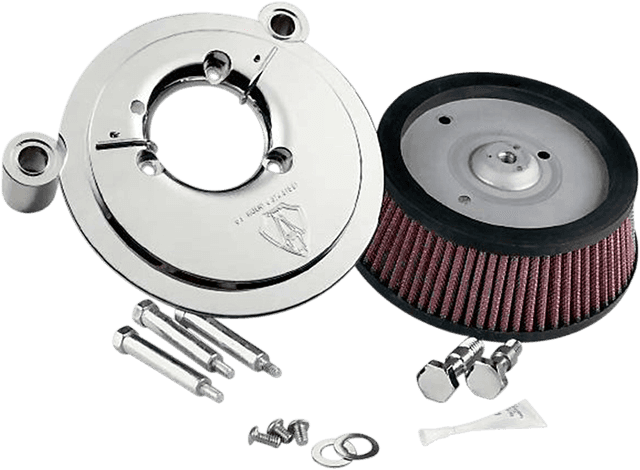 ARLEN NESS 1010-0353 Big Sucker™ Air Filter Kit - Chrome - Stage I — image 1 of 2