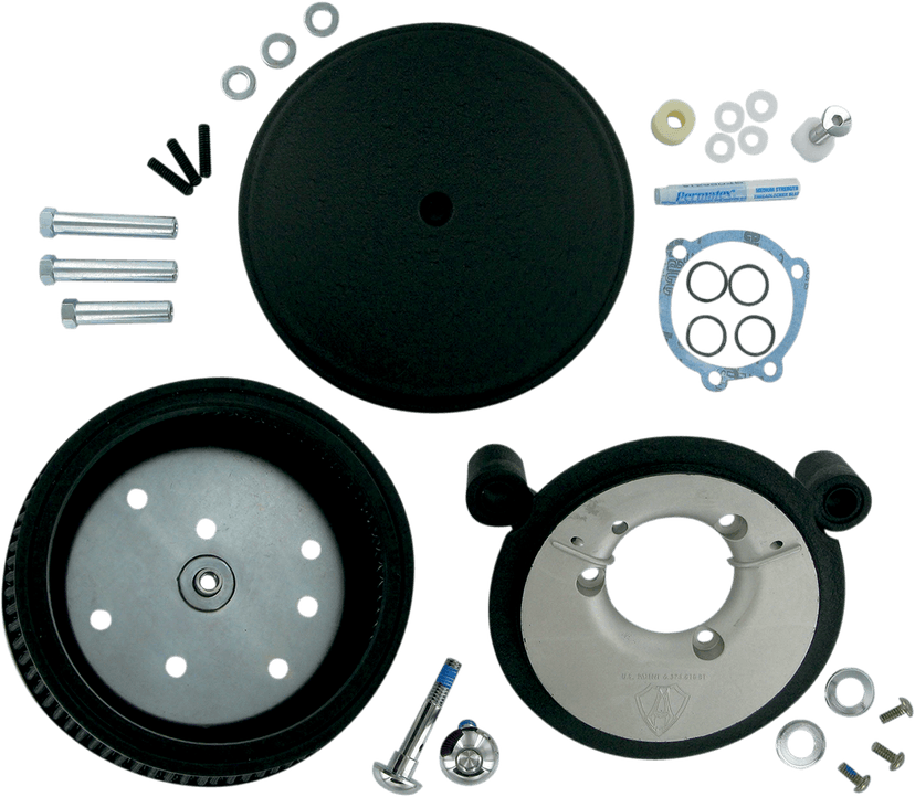 ARLEN NESS 1010-0433 Big Sucker™ Stage II Air Filter Kit - Wrinkle Black — image 2 of 2