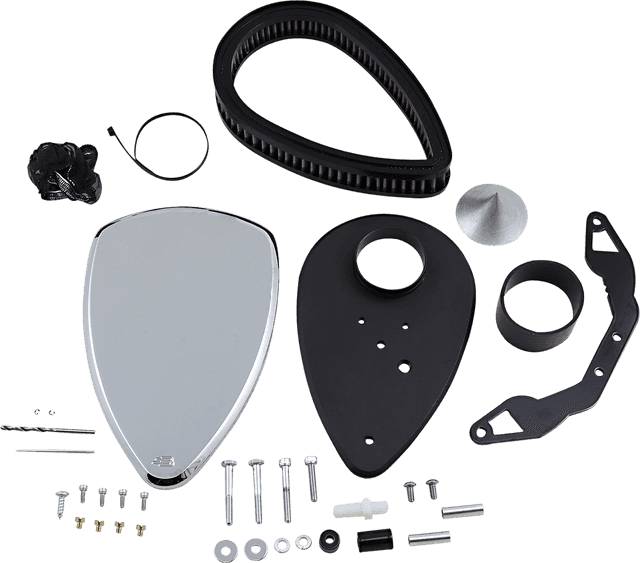 BARON 1010-0496 Big Air Kit - Smooth - Chrome — image 2 of 3