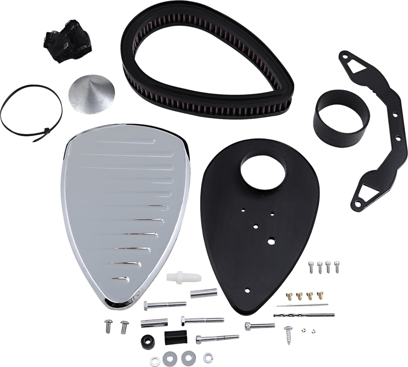 BARON 1010-0498 Big Air Kit - Comet - Chrome — image 2 of 3
