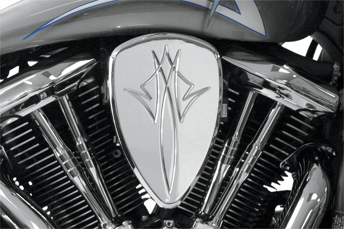 BARON 1010-0651 Big Air Kit - Pinstripe - Chrome