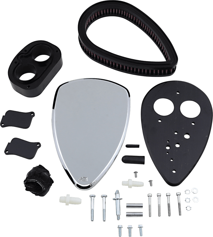 BARON 1010-0655 Big Air Kit - Smooth - Chrome — image 2 of 2