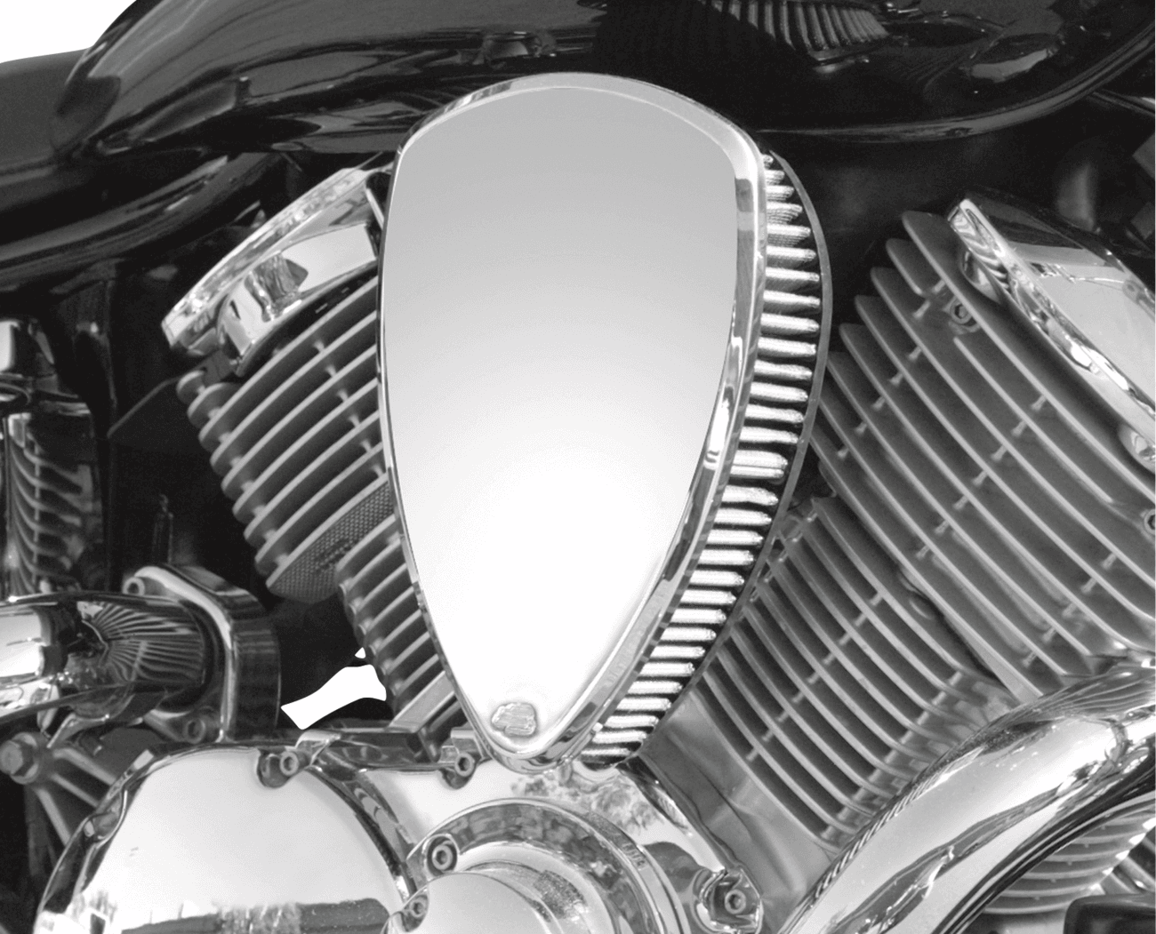 BARON 1010-0655 Big Air Kit - Smooth - Chrome
