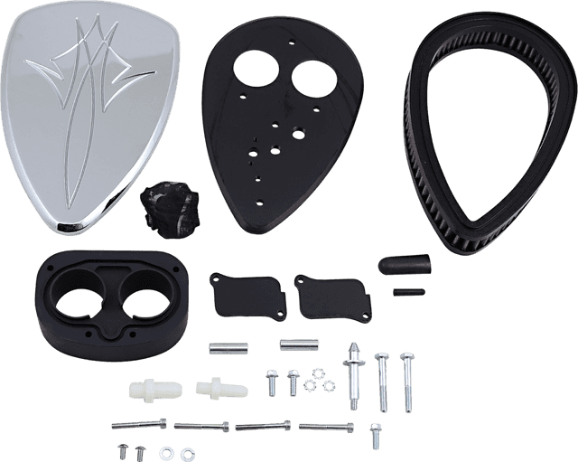 BARON 1010-0659 Big Air Kit - Pinstripe - Chrome — image 1 of 2