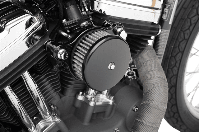 JOKER MACHINE 1010-0692 High-Performance Air Cleaner Assembly Kit - Smooth Black — image 3 of 3