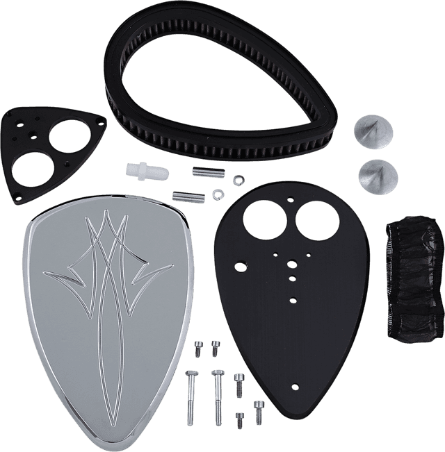 BARON 1010-0764 Big Air Kit - Pinstripe - Chrome — image 2 of 2