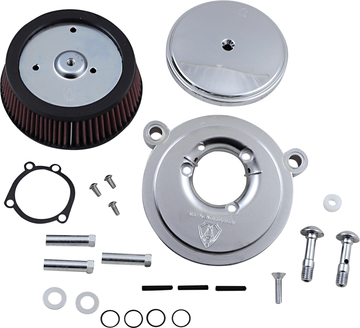 ARLEN NESS 1010-0871 Big Sucker™ Stage I Air Filter Kit - Chrome