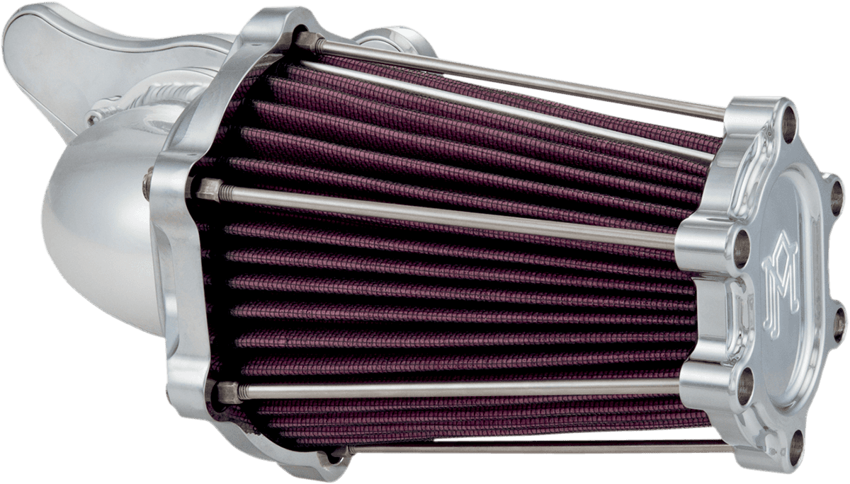 PERFORMANCE MACHINE (PM) 1010-0985 Fast Air Intake Cleaner - Chrome