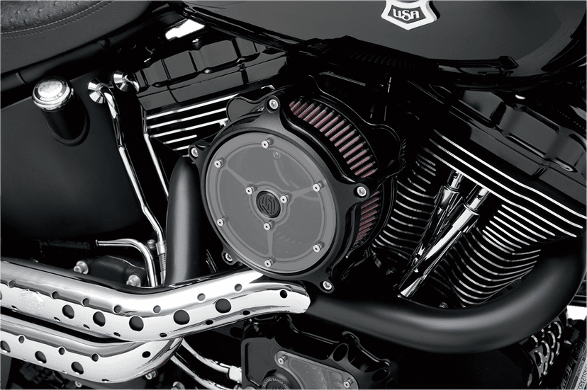 S&S CYCLE 1010-1078 Super Stock™ Stealth Air Cleaner Kit - Black — image 2 of 3