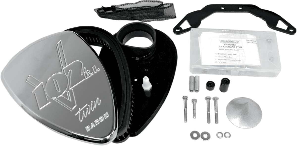 BARON 1010-1151 Big Air Kit - V102 - Chrome