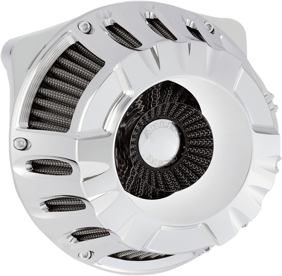 ARLEN NESS 1010-1208 Inverted Series Air Cleaner Kit - Chrome