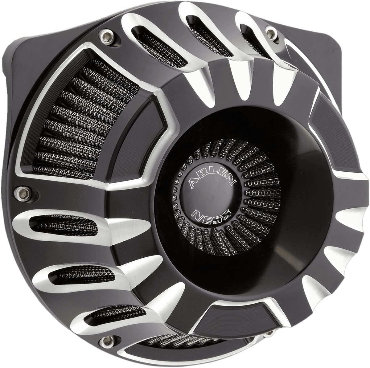 ARLEN NESS 1010-1209 Inverted Series Air Cleaner Kit - Black