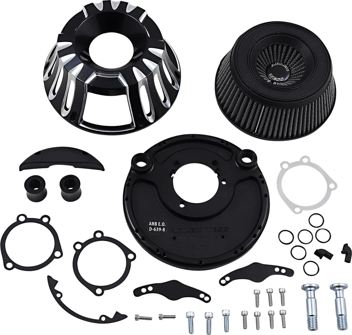 ARLEN NESS 1010-1213 Inverted Series Air Cleaner Kit - Black