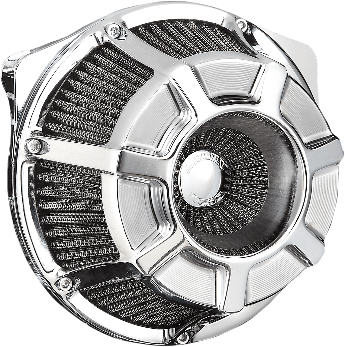 ARLEN NESS 1010-1216 Inverted Series Air Cleaner Kit - Chrome