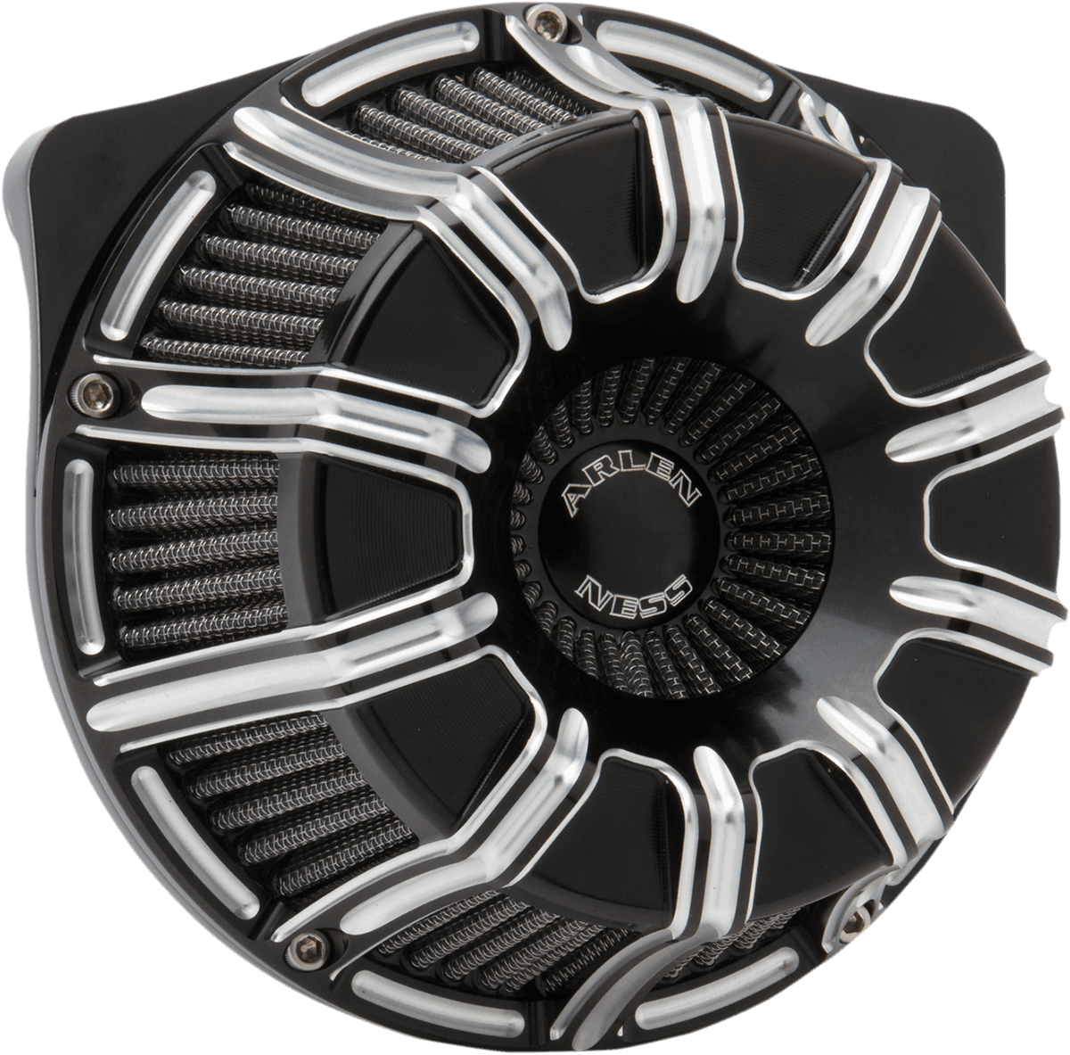 ARLEN NESS 1010-1505 Inverted Series Air Cleaner Kit - Black