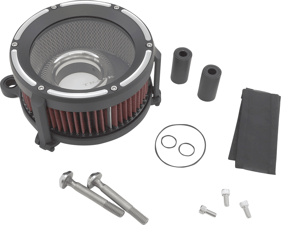 TRASK 1010-2049 Assault Charge High-Flow Air Cleaner - Black