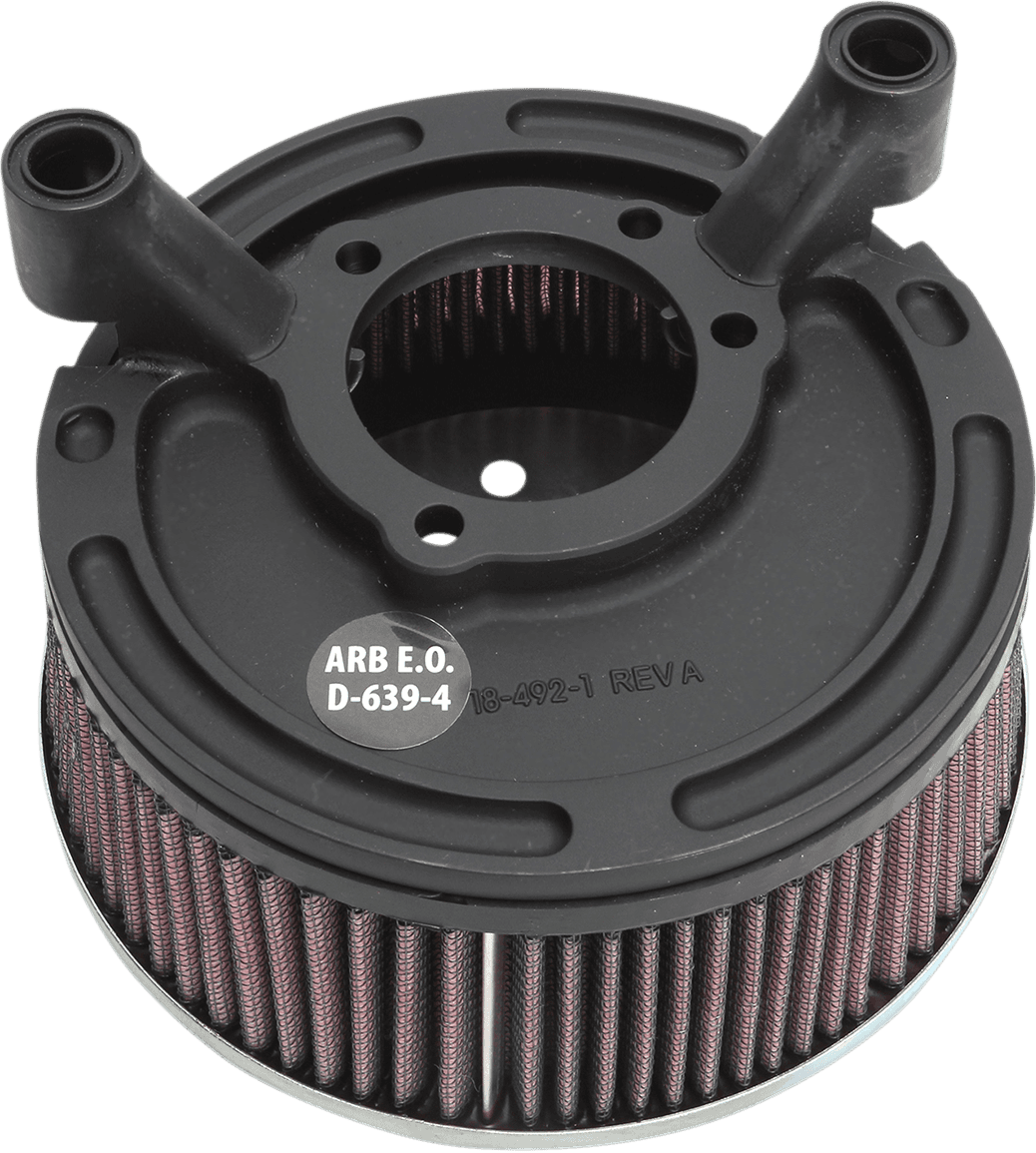 ARLEN NESS 1010-2064 Big Sucker Air Cleaner Kit - Black - Stage I