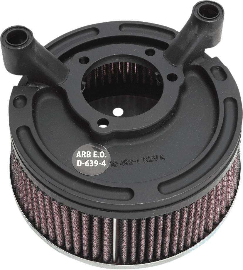 ARLEN NESS 1010-2064 Big Sucker Air Cleaner Kit - Black - Stage I — image 1 of 2