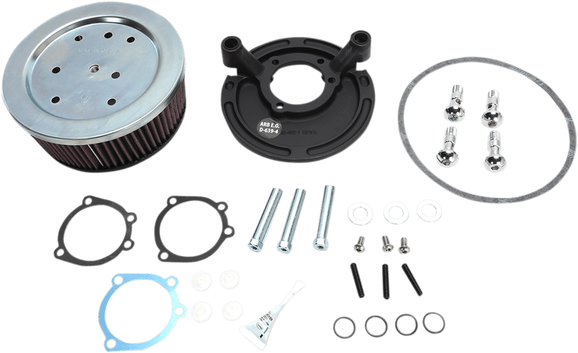 ARLEN NESS 1010-2064 Big Sucker Air Cleaner Kit - Black - Stage I — image 2 of 2