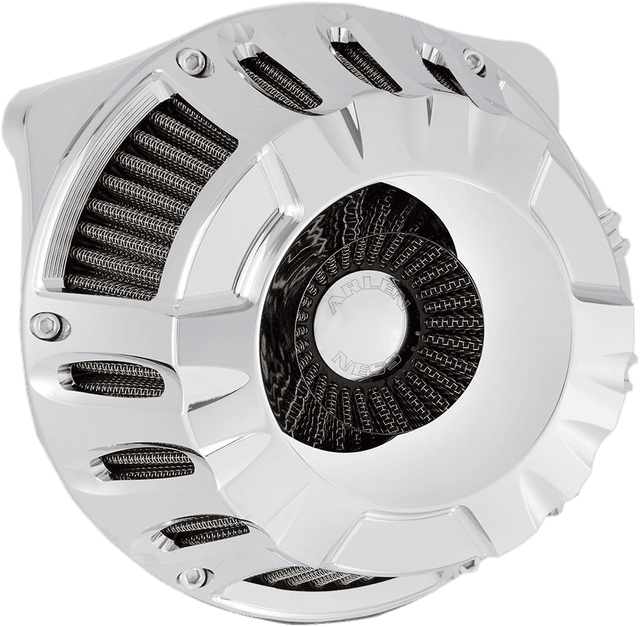 ARLEN NESS 1010-2087 Inverted Series Air Cleaner Kit - Chrome