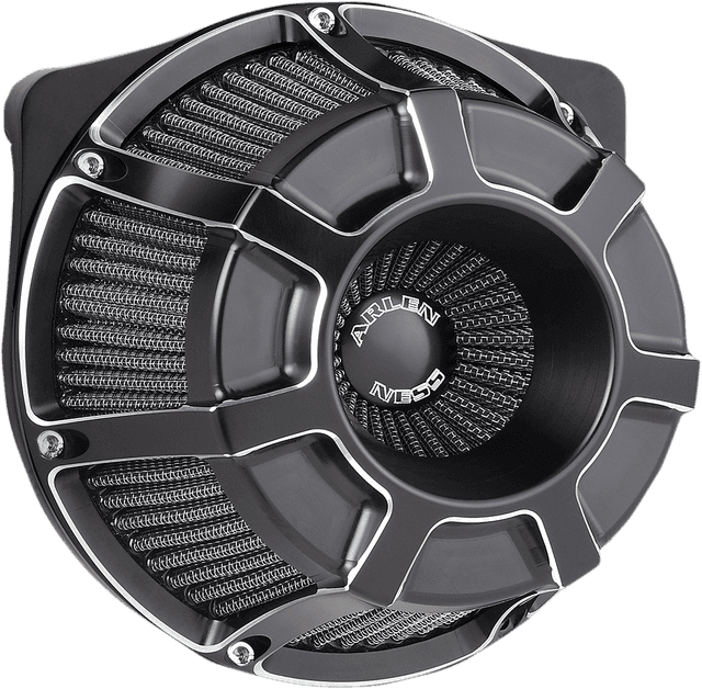 ARLEN NESS 1010-2090 Inverted Series Air Cleaner Kit - Black