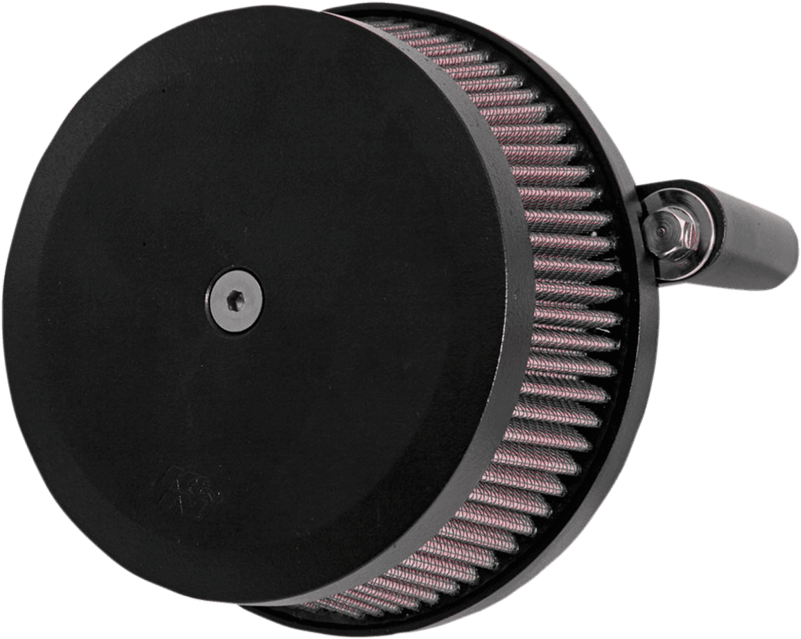 K & N 1010-2126 Street Metal Air Intake Kit - Hammer - Black - Twin Cam