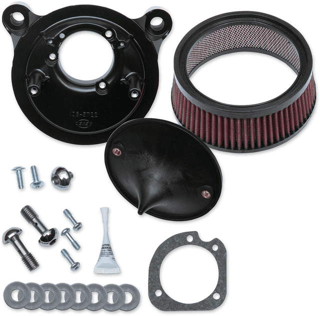 S&S CYCLE 1010-2160 Super Stock™ Stealth Air Cleaner Kit - Black