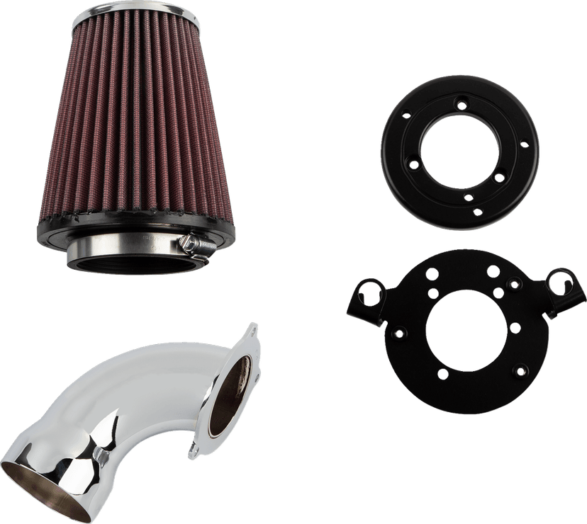 COBRA 1010-2228 Cone Air Intake Kit - Chrome - Sportster — image 2 of 3