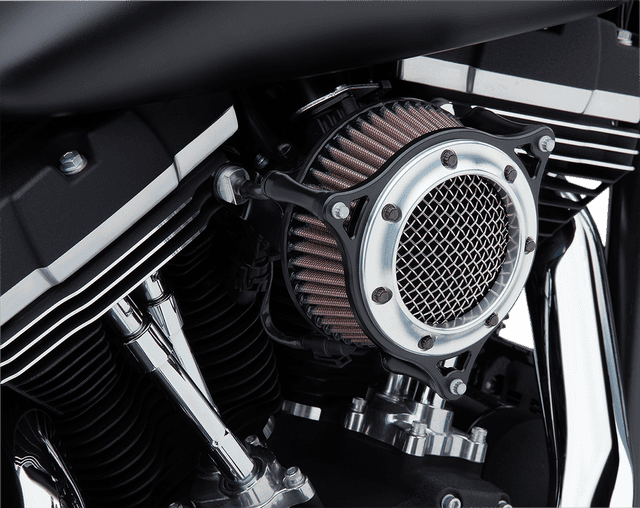 COBRA 1010-2303 RPT Air Intake Kit - Chrome/Black - Softail — image 2 of 4