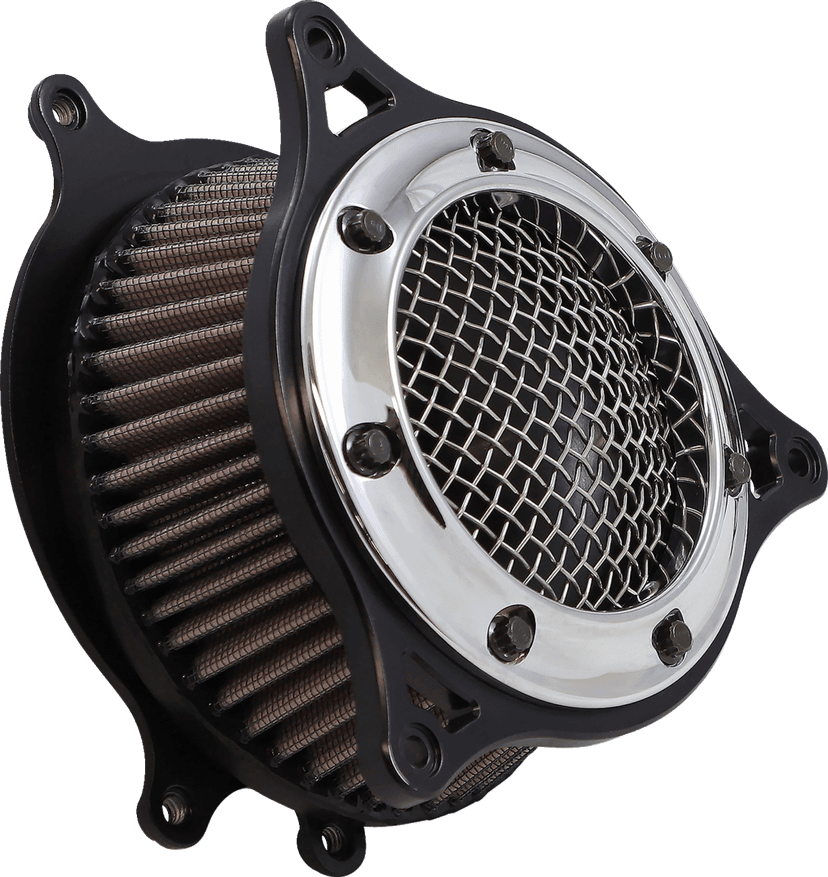 COBRA 1010-2303 RPT Air Intake Kit - Chrome/Black - Softail — image 1 of 4