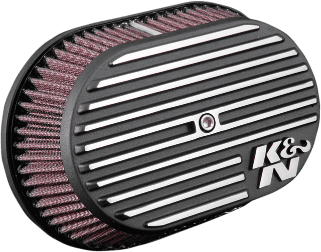 K & N 1010-2364 Street Metal Air Intake Kit - Side Drift - Black - Softail/Touring/Trike — image 1 of 4
