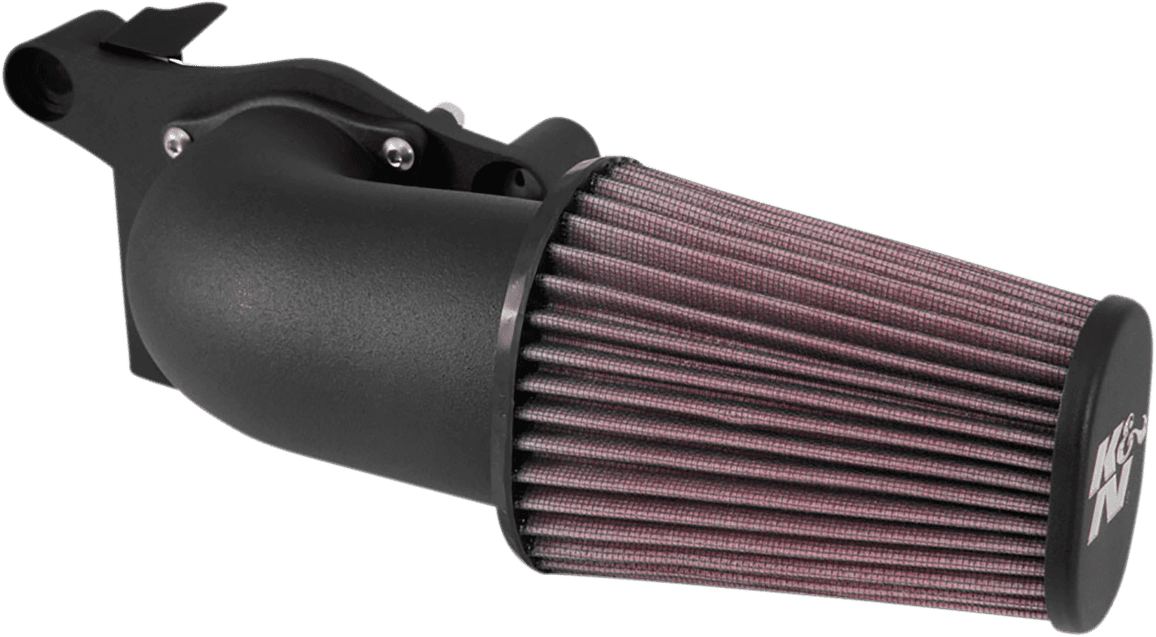 K & N 1010-2420 Aircharger® Intake System with Mandrel-Bent Aluminum Intake Tube Kit - Black
