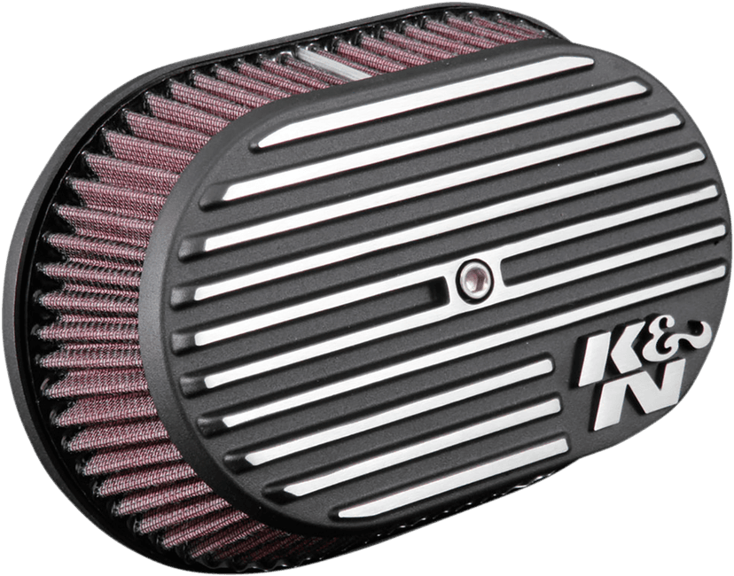 K & N 1010-2422 Street Metal Air Intake Kit - Side Drift - Black - M8 — image 1 of 5