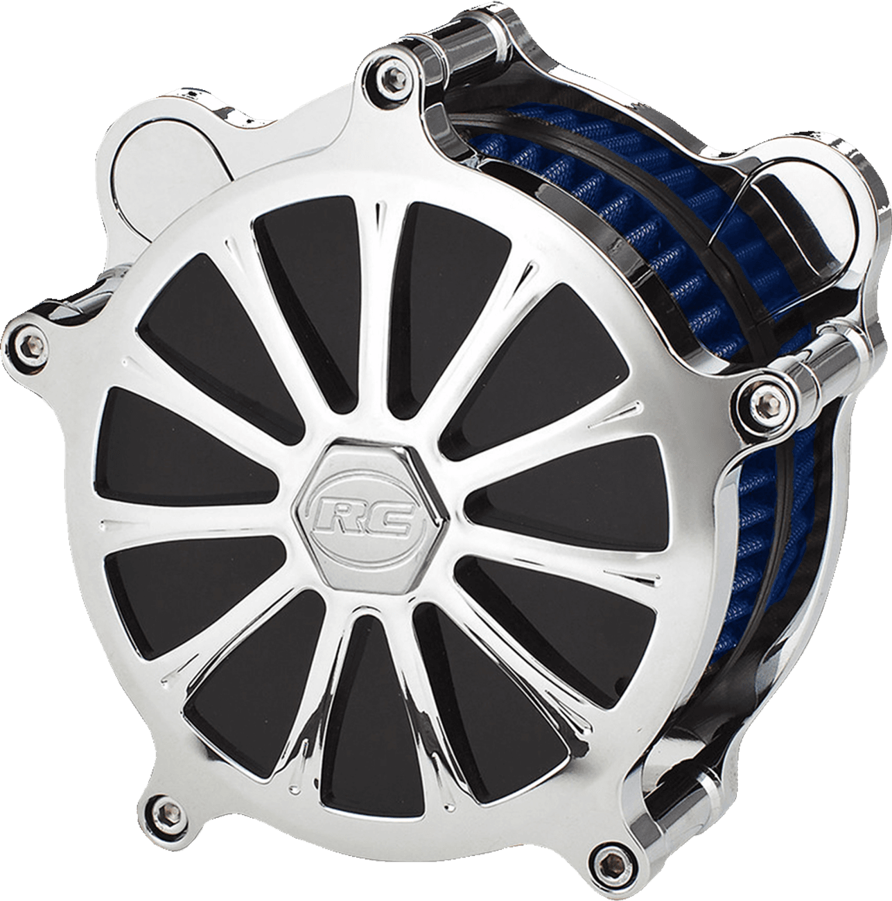 RC COMPONENTS 1010-2437 Airstrike Air Cleaner - Chrome