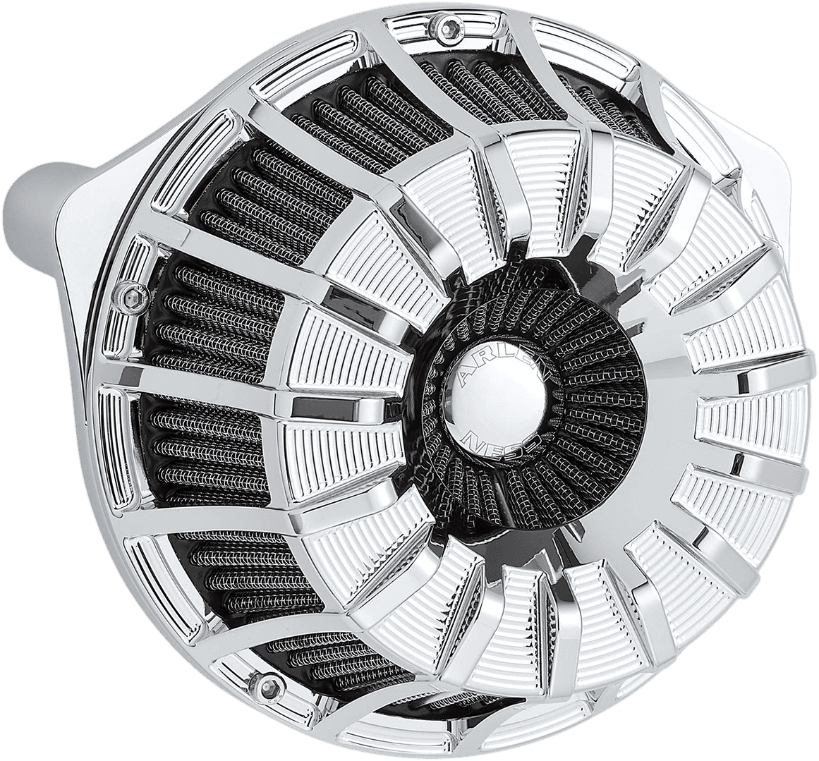 ARLEN NESS 1010-2486 Inverted Series Air Cleaner Kit - Chrome