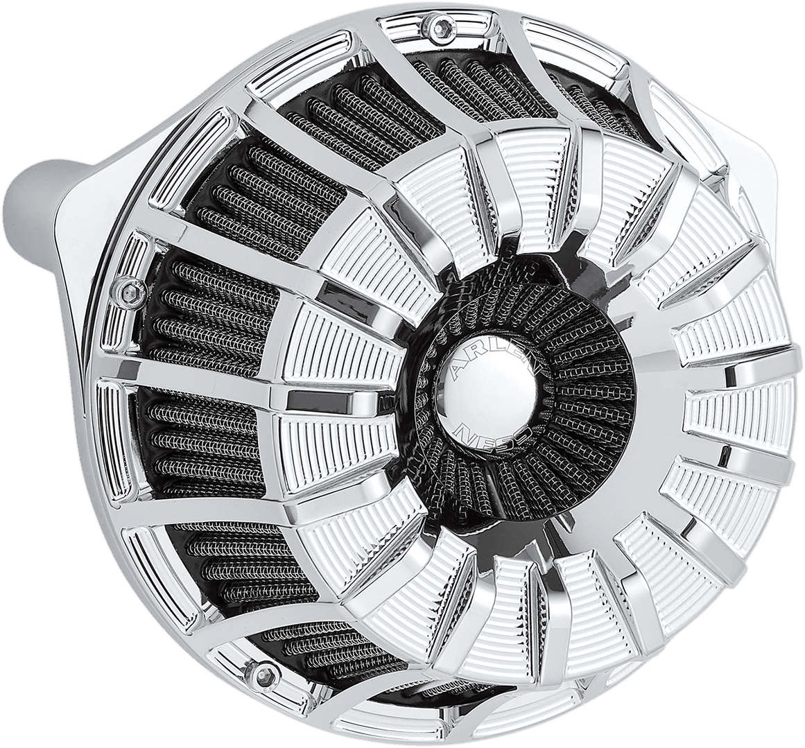 ARLEN NESS 1010-2486 Inverted Series Air Cleaner Kit - Chrome