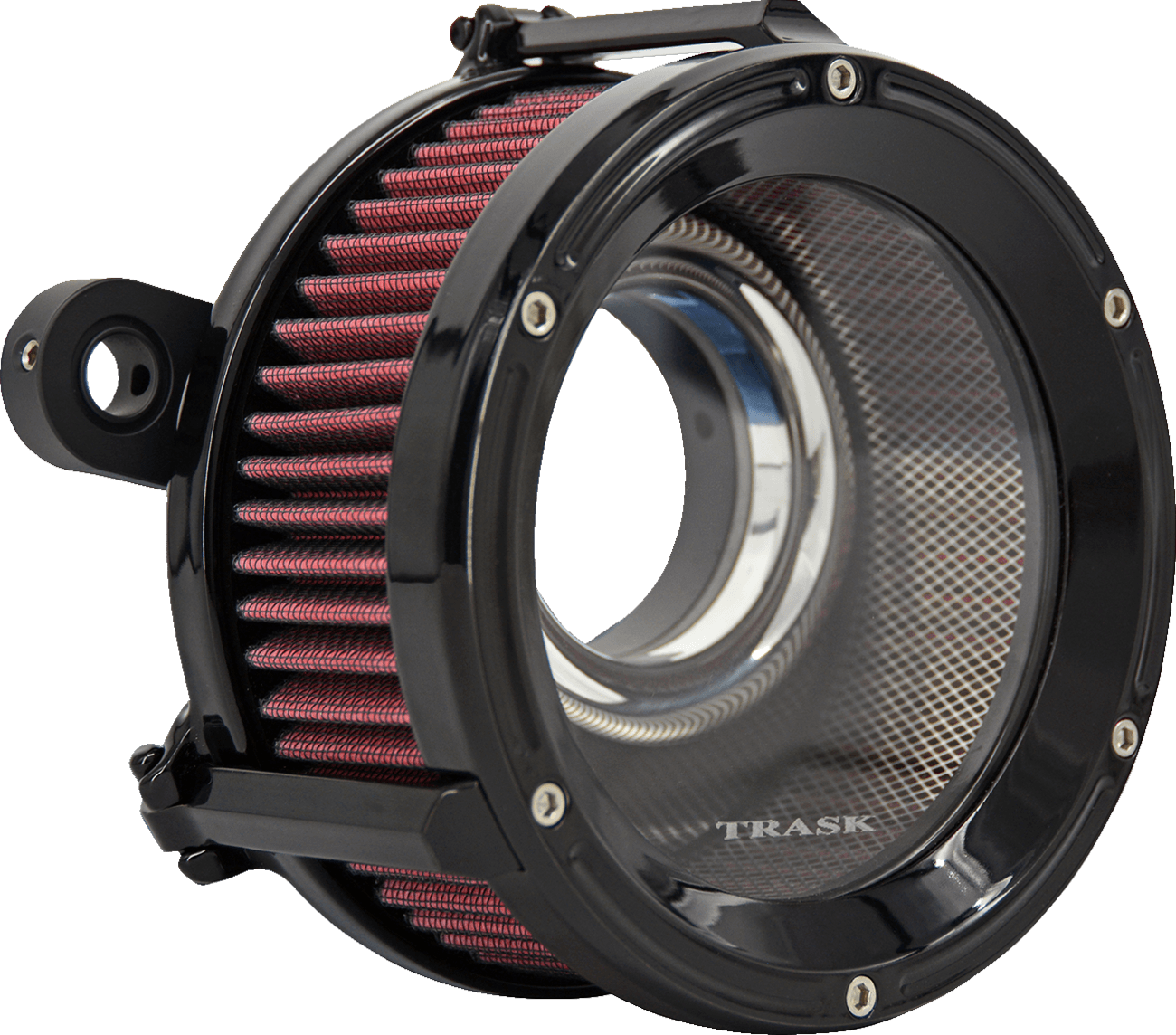 TRASK 1010-2519 Assault Charge High-Flow Air Cleaner - Gloss Black