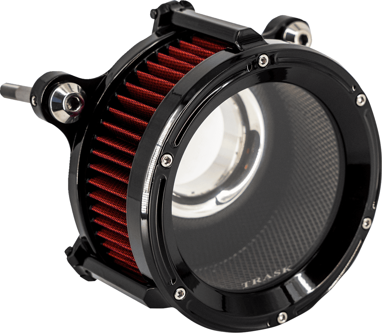 TRASK 1010-2521 Assault Charge High-Flow Air Cleaner - Gloss Black
