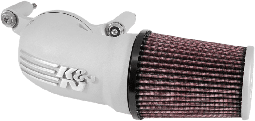 K & N 1010-2528 Aircharger® Intake System with Cast Aluminum Intake Tube - Satin Silver — image 1 of 4