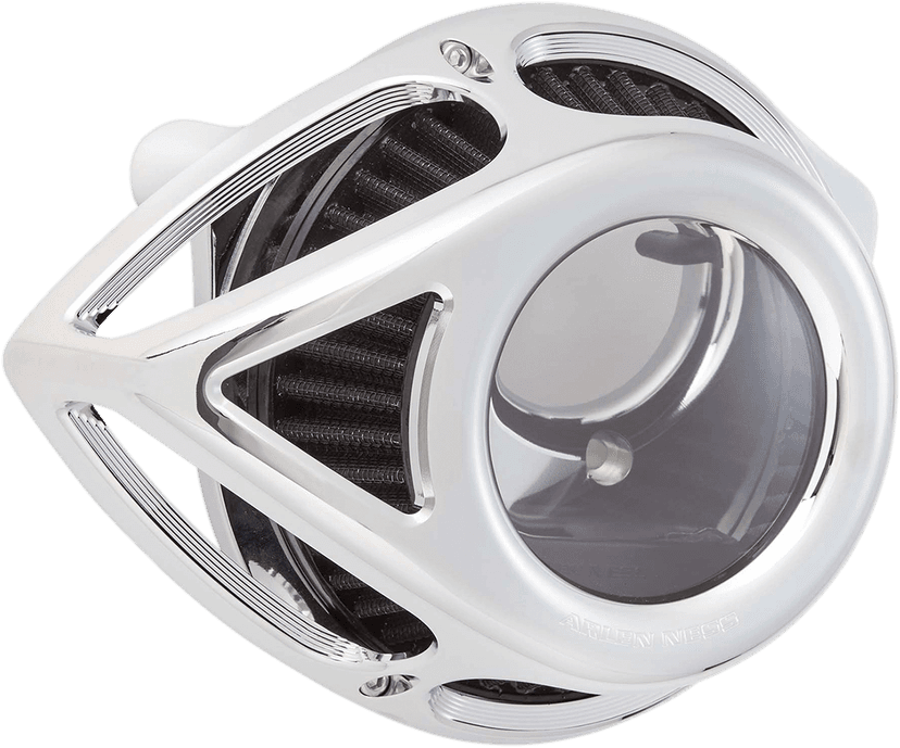 ARLEN NESS 1010-2554 Clear Tear Air Cleaner Kit - Chrome