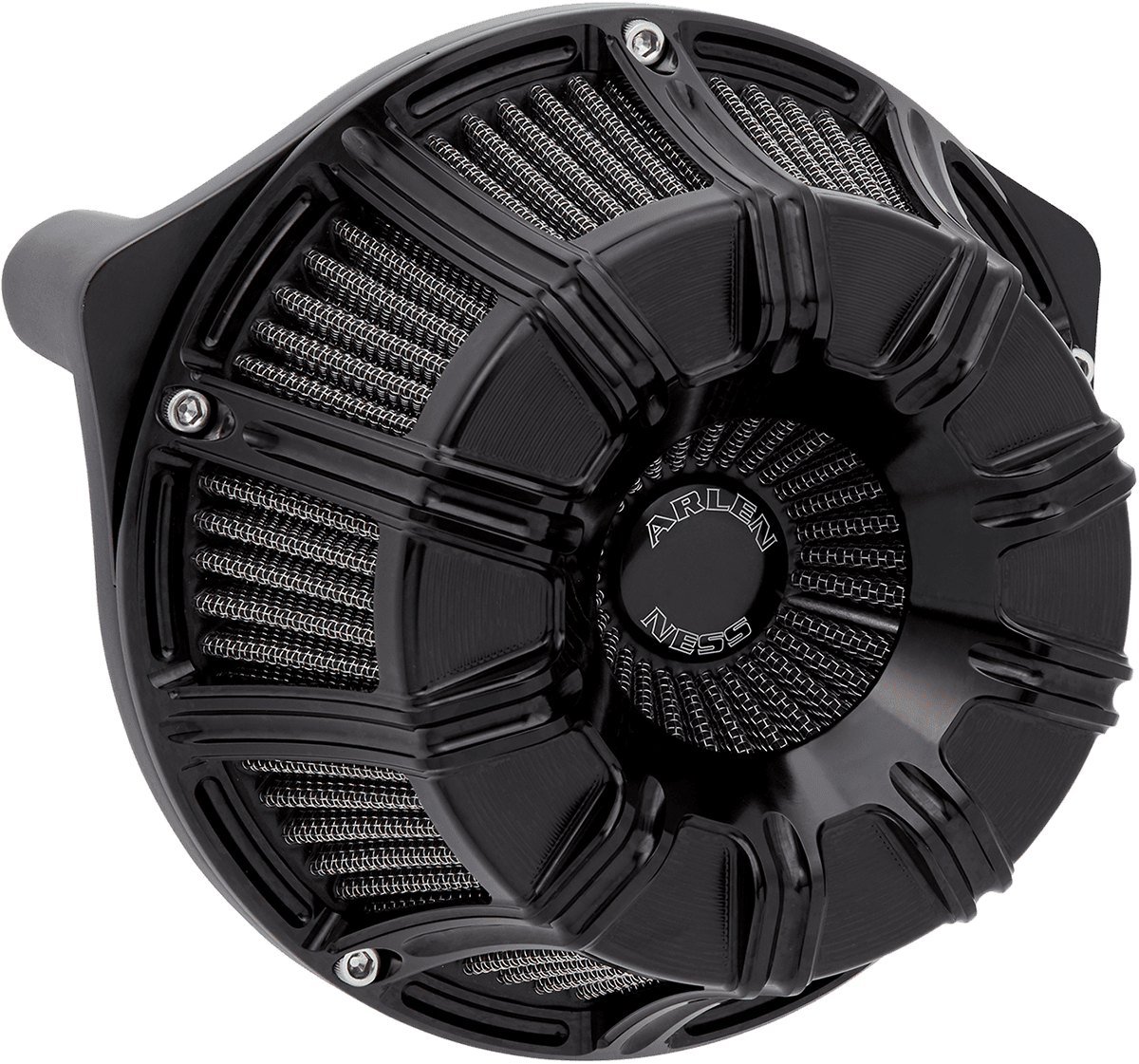 ARLEN NESS 1010-2646 Inverted Series Air Cleaner Kit - Black