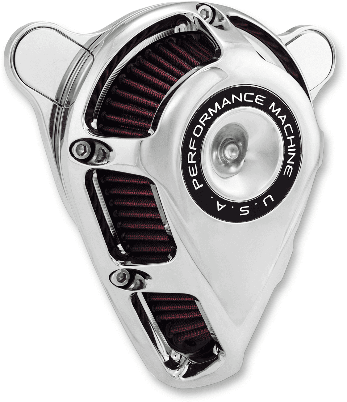 PERFORMANCE MACHINE (PM) 1010-2671 Jet Air Cleaner Kit - Chrome