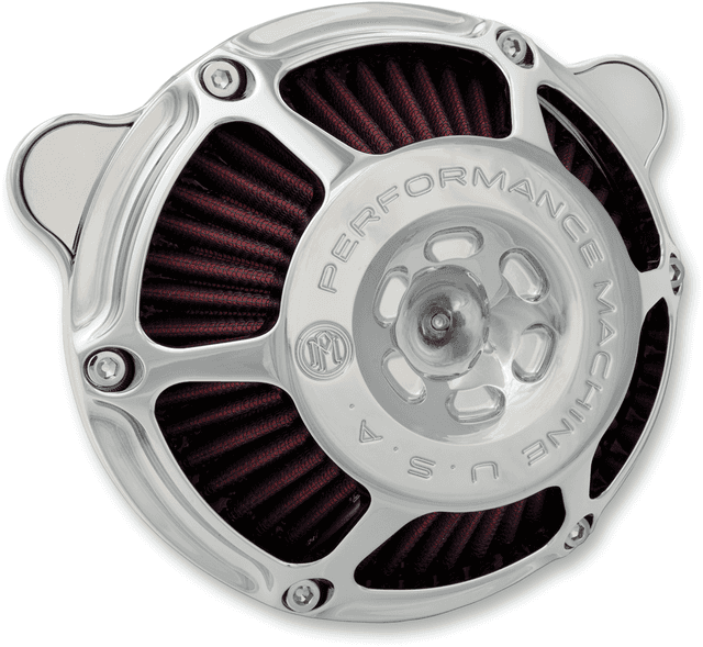 PERFORMANCE MACHINE (PM) 1010-2674 Max HP Air Cleaner Kit - Chrome