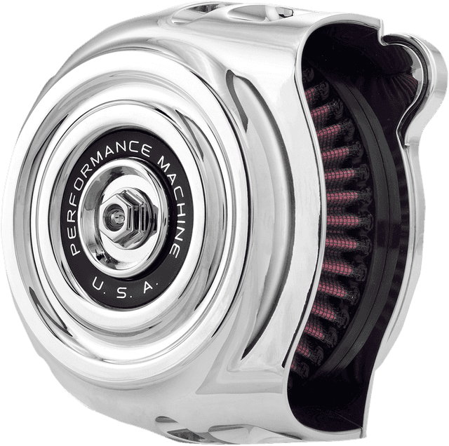 PERFORMANCE MACHINE (PM) 1010-2677 Vintage Air Cleaner - Chrome — image 1 of 2