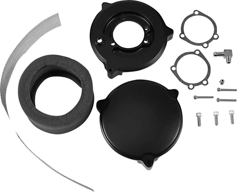 DRAG SPECIALTIES 1010-2692 High Performance 6" Dragtron™ II Air Cleaner Kit - Black