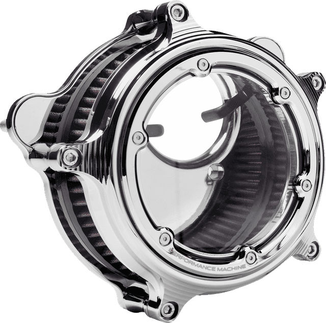 PERFORMANCE MACHINE (PM) 1010-2747 Vision Air Cleaner - Chrome — image 1 of 3