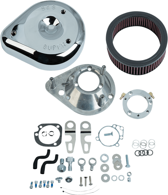 S&S CYCLE 1010-2754 Teardrop Air Cleaner - Chrome